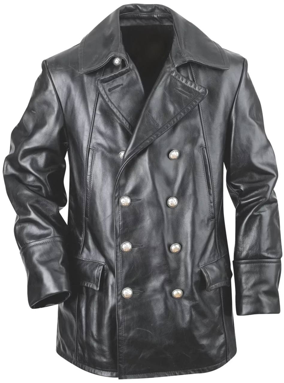 تصویر 3 از خرید و فروش پالتو چرم طبیعی مردانه با شرایط فوق العاده